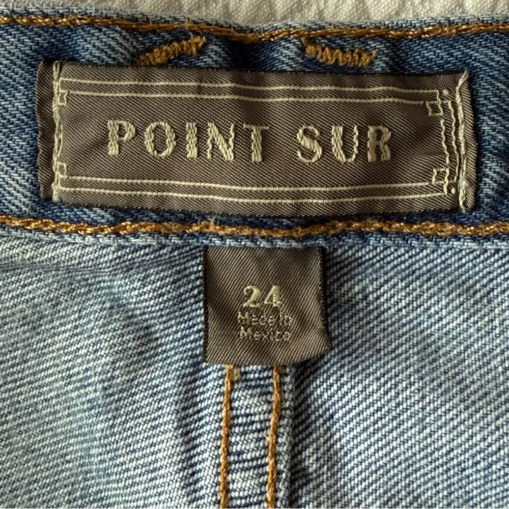 Point Sur‎ for J.Crew Slouchy Boyfriend Light Wash Distressed Jean Size 24